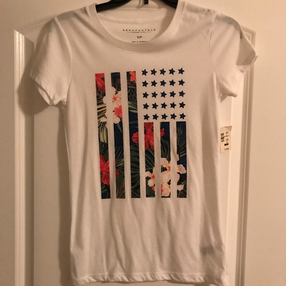 Aerospostale white tee